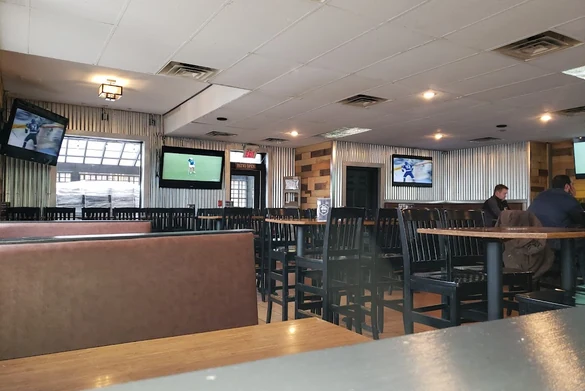 Carey's Bar & Grill interior - relaxed neighbourhood sports bar and grill in east London, Ontario