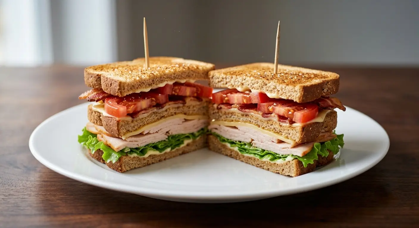 Club sandwich at Carey's Bar & Grill, neighbourhood pub in London, Ontario