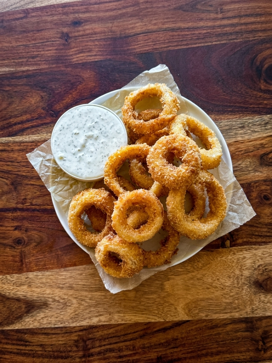 Crispy onion rings at Carey's Bar & Grill, Oxford Street East London Ontario