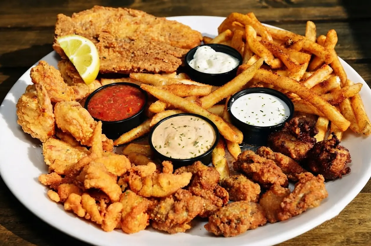 Shareable pub platter with appetizers at Carey's Bar & Grill in London, Ontario